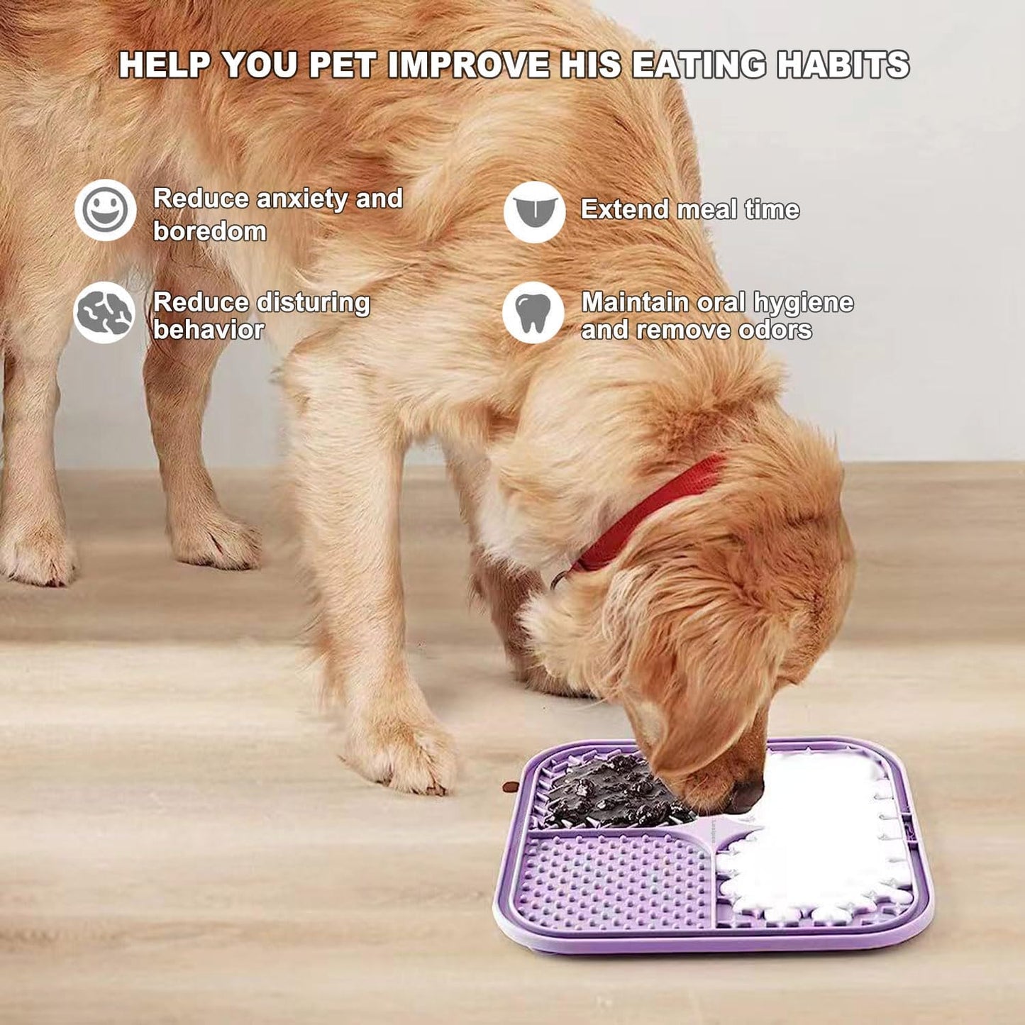 2 PCS Licking Mat for Dogs